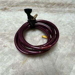 Buddha Girl Amethyst  Bangles Set